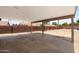 View of a brick-paved back patio with a covered structure for shade at 1044 N Abner --, Mesa, AZ 85205