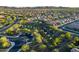 Aerial view of a well-maintained dog park within a residential community at 13330 W Milton Dr, Peoria, AZ 85383