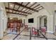 Inviting clubhouse bar and lounge area with beamed ceilings, tv, ample seating for residents to enjoy at 1367 S Country Club Dr # 1221, Mesa, AZ 85210