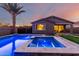 Beautiful pool and spa combination in a private backyard setting with mature landscaping at 14481 W Via Del Oro --, Surprise, AZ 85379