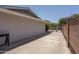 Large concrete patio and gravel area in backyard at 1541 E Glencove St, Mesa, AZ 85203