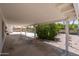Covered patio area with a view of the backyard pool at 1541 E Glencove St, Mesa, AZ 85203