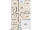 Detailed floor plan showcasing the layout of a home, including bedrooms, bathrooms, kitchen, and living areas at 16189 W Bajada Rd, Surprise, AZ 85387