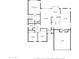 Home floorplan with dimensions for 3 bedrooms, 2 bathrooms, living room, Gathering room, dining area, and a 2-car garage at 16417 S 43Rd Pl, Phoenix, AZ 85048
