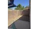 View of the backyard featuring gravel landscaping and brick perimeter at 18650 N 91St Ave # 1501, Peoria, AZ 85382
