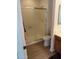 Bathroom features a glass-enclosed shower and modern fixtures at 18650 N 91St Ave # 1501, Peoria, AZ 85382