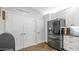 Stylish kitchen featuring stainless steel appliances, white cabinetry and sleek countertops at 2511 W Queen Creek Rd # 166, Chandler, AZ 85248