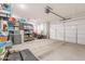 Spacious two car garage with ample storage and large doors perfect for easy parking at 32729 N Mach Ln, San Tan Valley, AZ 85143