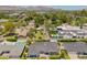 Aerial shot of the property showcasing landscaping, roof and neighborhood amenities at 4010 E Coolidge St, Phoenix, AZ 85018
