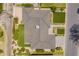 Overhead shot of the property showcasing the roof, landscaping, and surrounding greenery at 4010 E Coolidge St, Phoenix, AZ 85018