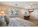 Inviting bedroom with large windows and a dedicated workspace at 4010 E Coolidge St, Phoenix, AZ 85018