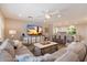 Comfortable living room with a cozy seating area and a view into the adjacent kitchen, perfect for entertaining at 4010 E Coolidge St, Phoenix, AZ 85018