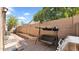 Cozy backyard features a brick paver patio, swing and privacy wall at 4167 E Hallihan Dr, Cave Creek, AZ 85331