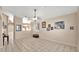 Spacious dining room features tile floors, modern fan, and natural light at 4167 E Hallihan Dr, Cave Creek, AZ 85331
