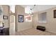 Inviting dining area with tile flooring and modern pendant lighting at 4167 E Hallihan Dr, Cave Creek, AZ 85331