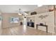 Bright living room featuring vaulted ceilings, a fireplace, and natural light at 4167 E Hallihan Dr, Cave Creek, AZ 85331