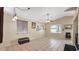 Bright living area with tile floors and a ceiling fan at 4167 E Hallihan Dr, Cave Creek, AZ 85331