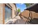 Private patio area with shaded seating, ideal for outdoor relaxation at 4167 E Hallihan Dr, Cave Creek, AZ 85331