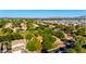 Aerial view of a quiet residential neighborhood with well-maintained homes and mature trees at 5139 S Marble St, Gilbert, AZ 85298