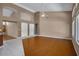 Spacious living room with hardwood floors, high ceilings and abundant natural light at 592 W Harvard Ave, Gilbert, AZ 85233