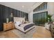 Spacious bedroom featuring modern decor and a large window view at 8038 E Clarendon Ave, Scottsdale, AZ 85251