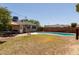Expansive backyard with a pool, patio, and ample space for outdoor activities and entertaining at 8532 E Sheridan St, Scottsdale, AZ 85257