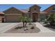 Charming single-Gathering home featuring a well-manicured front yard and inviting curb appeal at 10465 E Knowles Ave, Mesa, AZ 85209
