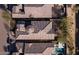 An aerial view highlights the neighborhood with mature landscaping and a backyard pool at 1123 W Thunderhill Dr, Phoenix, AZ 85045