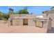 Outdoor kitchen with stainless steel grill, sink, heater and concrete countertops at 11306 E Rembrandt Ave, Mesa, AZ 85212