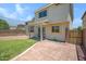 A charming backyard offering both desert landscaping and a lush patch of lawn at 1236 S Boulder St # C, Gilbert, AZ 85296