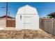 Exterior view of shed in backyard at 1712 N Old Colony --, Mesa, AZ 85201