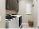 Functional laundry room with modern washer and dryer at 24847 N 175Th Dr, Surprise, AZ 85387