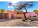 Charming single story home featuring desert landscaping, a courtyard, and a gated entrance at 2843 E Captain Dreyfus Ave, Phoenix, AZ 85032