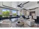 Game room with a pool table, comfortable seating, and a bar area, perfect for entertaining at 4327 E Capricorn Pl, Chandler, AZ 85249