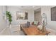 Office space featuring a wooden desk, office decor, and natural light at 4371 E Enmark Dr, San Tan Valley, AZ 85143