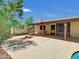 View of home's backyard with a covered patio at 4509 E Joan De Arc Ave, Phoenix, AZ 85032