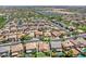 Expansive aerial view of a neighborhood showcasing residential properties and community layout at 45131 W Horse Mesa Rd, Maricopa, AZ 85139