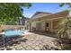 Private backyard features pool, patio, and desert landscaping at 45131 W Horse Mesa Rd, Maricopa, AZ 85139