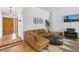 Inviting living room with a cozy fireplace and comfortable seating area at 5343 W Vogel Ave, Glendale, AZ 85302