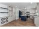 Spacious kitchen with stainless steel appliances, center island, and ample cabinet space at 8602 N 42Nd Dr, Phoenix, AZ 85051