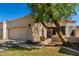 Single Gathering home featuring a two-car garage with beautiful lawn at 8725 E Vía Del Arbor --, Scottsdale, AZ 85258