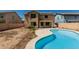 A spacious backyard featuring a private pool and patio area for outdoor enjoyment at 8939 W Villa Rita Dr, Peoria, AZ 85382