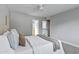 Comfortable main bedroom with neutral colors, plush carpeting, and a ceiling fan at 1119 W Ellis Dr, Tempe, AZ 85282