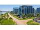 Beautiful lakefront property with meticulously maintained landscaping and modern buildings at 120 E Rio Salado Pkwy # 101, Tempe, AZ 85281