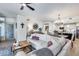 Spacious living room flows into the dining area and kitchen, features comfortable seating and modern decor at 120 E Rio Salado Pkwy # 101, Tempe, AZ 85281