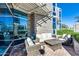 Chic patio featuring stylish seating and modern design elements against a backdrop of contemporary architecture at 120 E Rio Salado Pkwy # 101, Tempe, AZ 85281