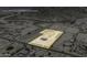 Aerial image highlighting property lines, house, and horse riding area with mountain views at 13050 N Breeze Way, Maricopa, AZ 85139