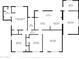 Detailed floor plan showcasing the layout, dimensions, and flow of the residence at 1616 E Pecan Rd, Phoenix, AZ 85040