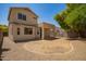 Expansive backyard with covered patio, perfect for entertaining and relaxing at 17493 N Costa Brava Ave, Maricopa, AZ 85139
