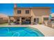 Backyard with a pool, patio, and grill area, perfect for outdoor entertaining and relaxation at 1751 W Mulberry Dr, Chandler, AZ 85286